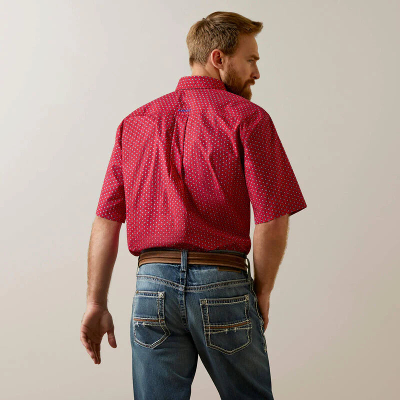 Ariat Men’s Jeremy Classic SS Shirt Red