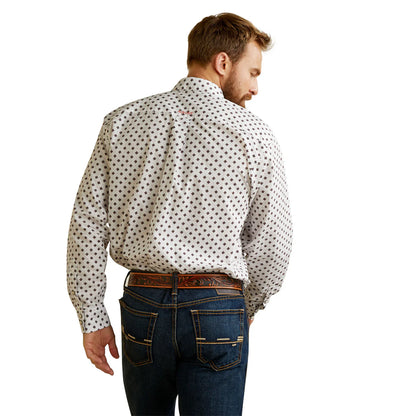 Ariat Men’s Aiden Classic Snap LS Shirt White