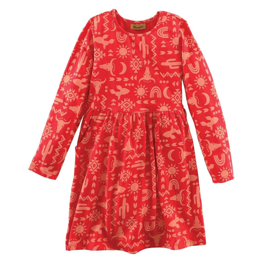 Wranglers Girl Western LS Dress