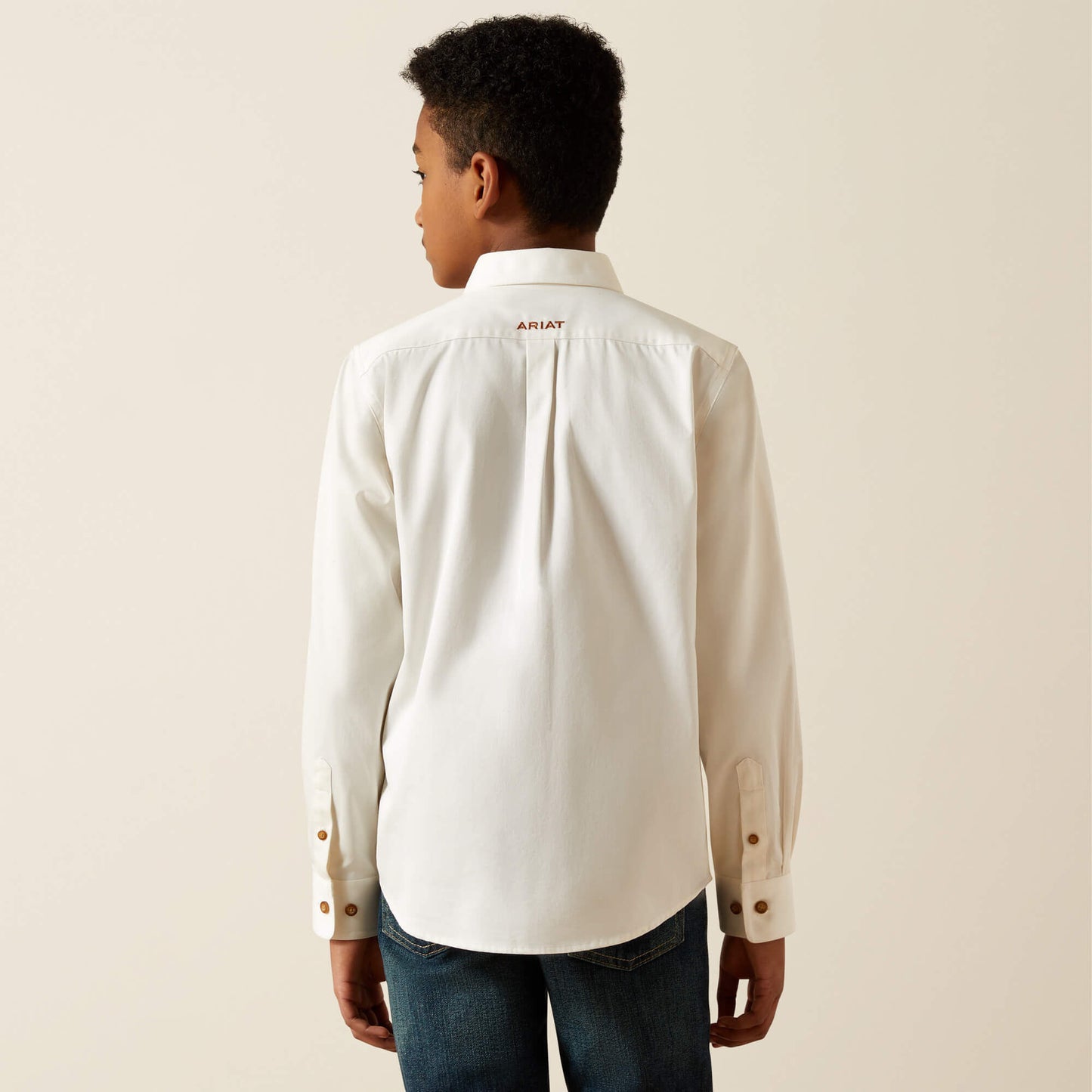 Ariat Boy’s Solid Twill Classic Fit Shirt