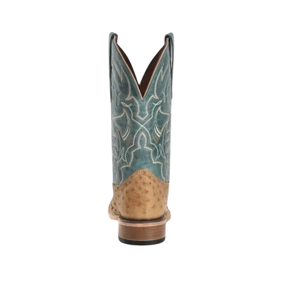 Circle G Men’s Sand-Blue Ostrich Embroidery L6139
