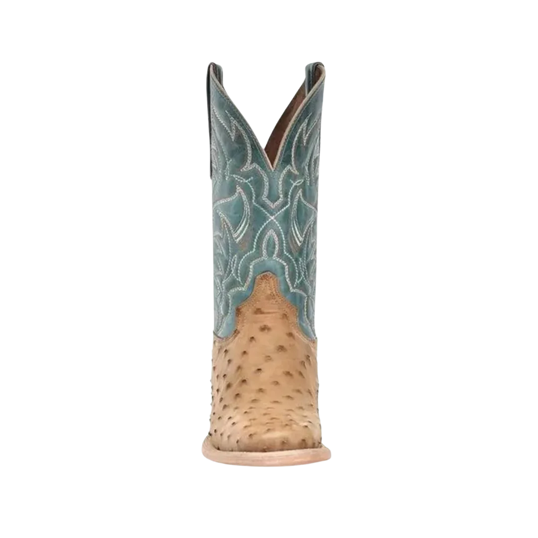 Circle G Men’s Sand-Blue Ostrich Embroidery L6139
