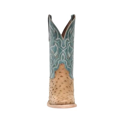Circle G Men’s Sand-Blue Ostrich Embroidery L6139