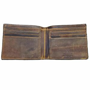 Twisted X Distressed Leather Bifold Wallet XH-242B