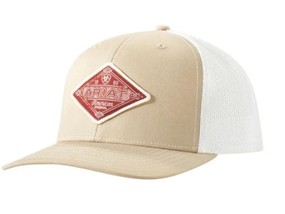 Ariat Mens Cream Diamond Patch Cap A3000824139