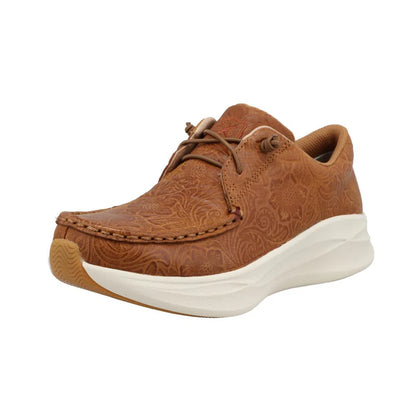 Twisted X Womens Floral Embossed Spice Ultralite X Casual Shoe WCAU011