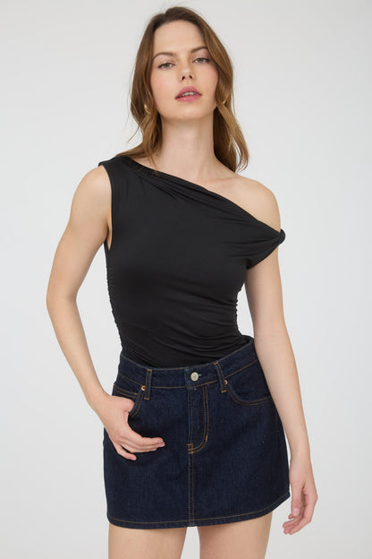 Women’s Black Off The Shoulder Top
