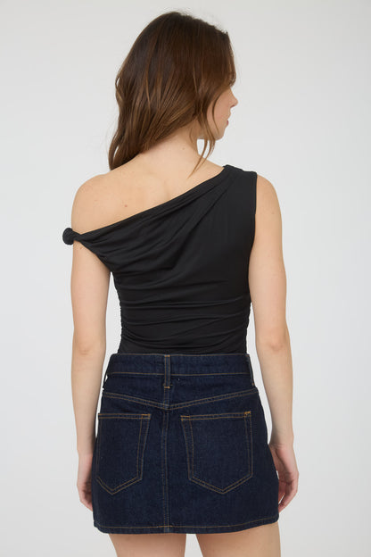 Women’s Black Off The Shoulder Top