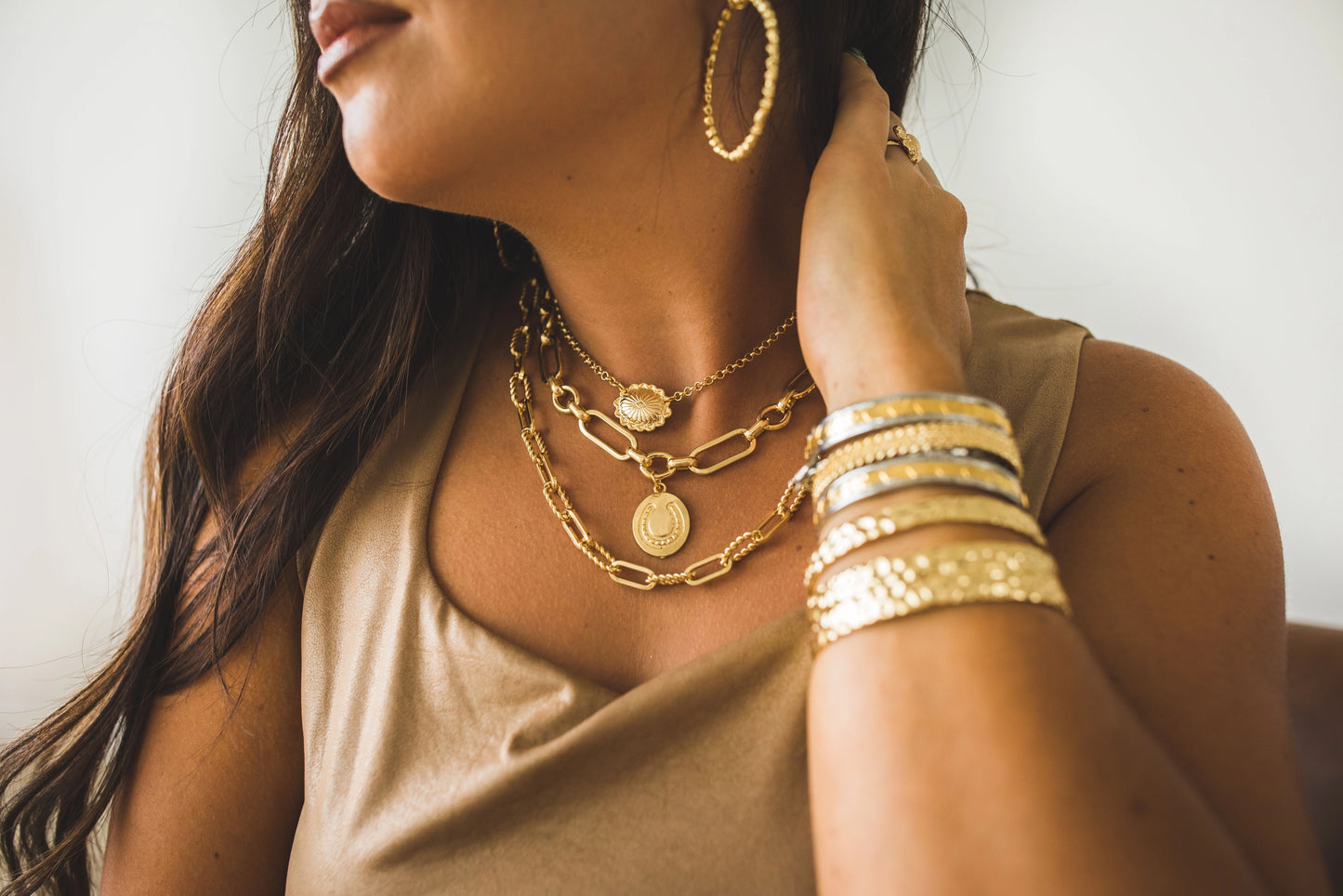 West & Co 18K Yellow Gold Plated Rope Link Chain