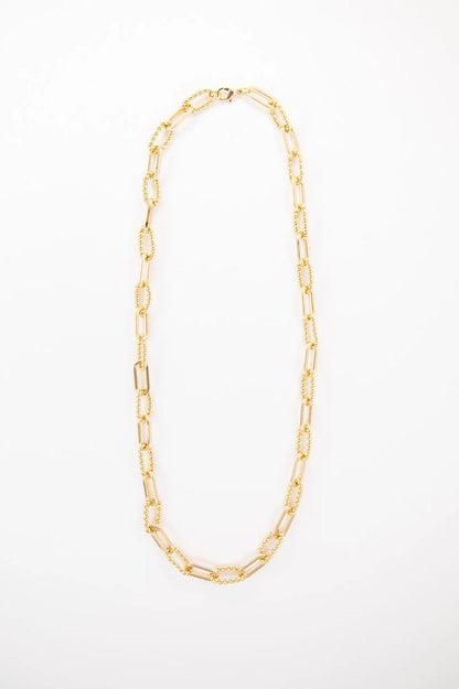 West & Co 18K Yellow Gold Plated Rope Link Chain