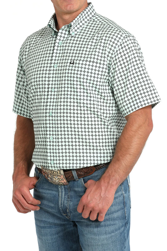 Cinch  Men's S/S Arenaflex Light Blue MTW1704159