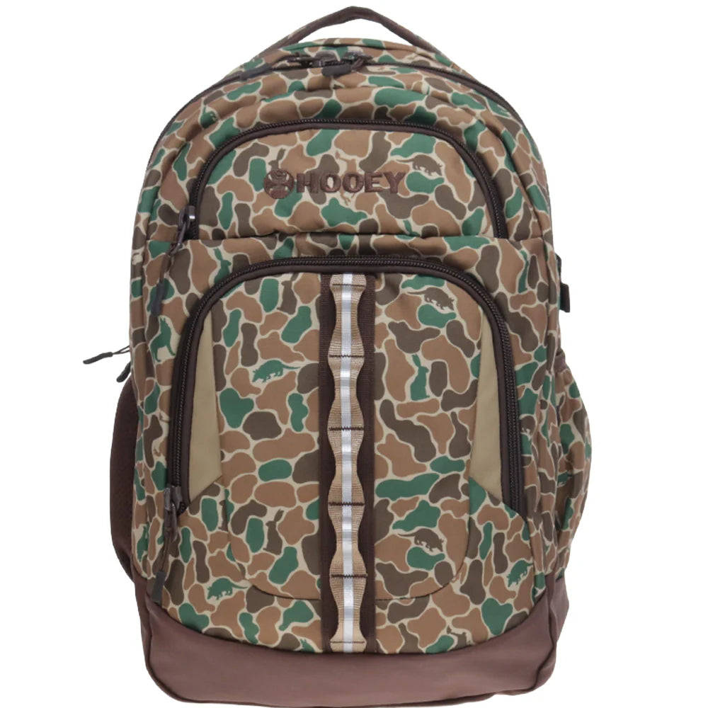 HOOEY “XO” CRITTER CAMO/ BROWN BACKPACK