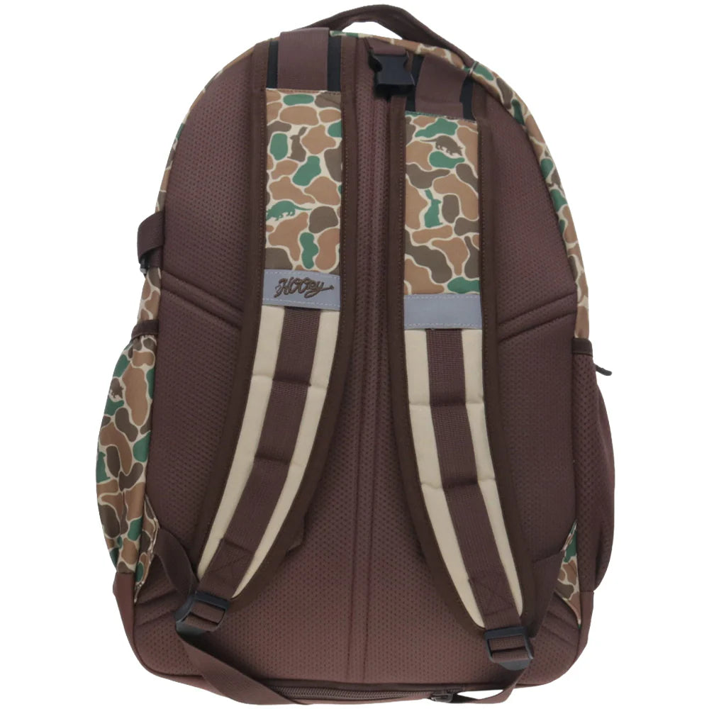 HOOEY “XO” CRITTER CAMO/ BROWN BACKPACK
