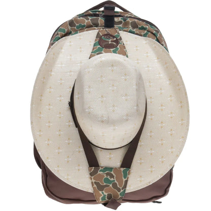 HOOEY “XO” CRITTER CAMO/ BROWN BACKPACK