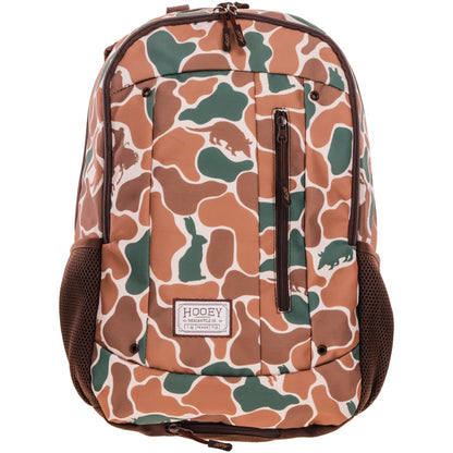 HOOEY “ROCKSTAR” CAMO/ BROWN BACKPACK