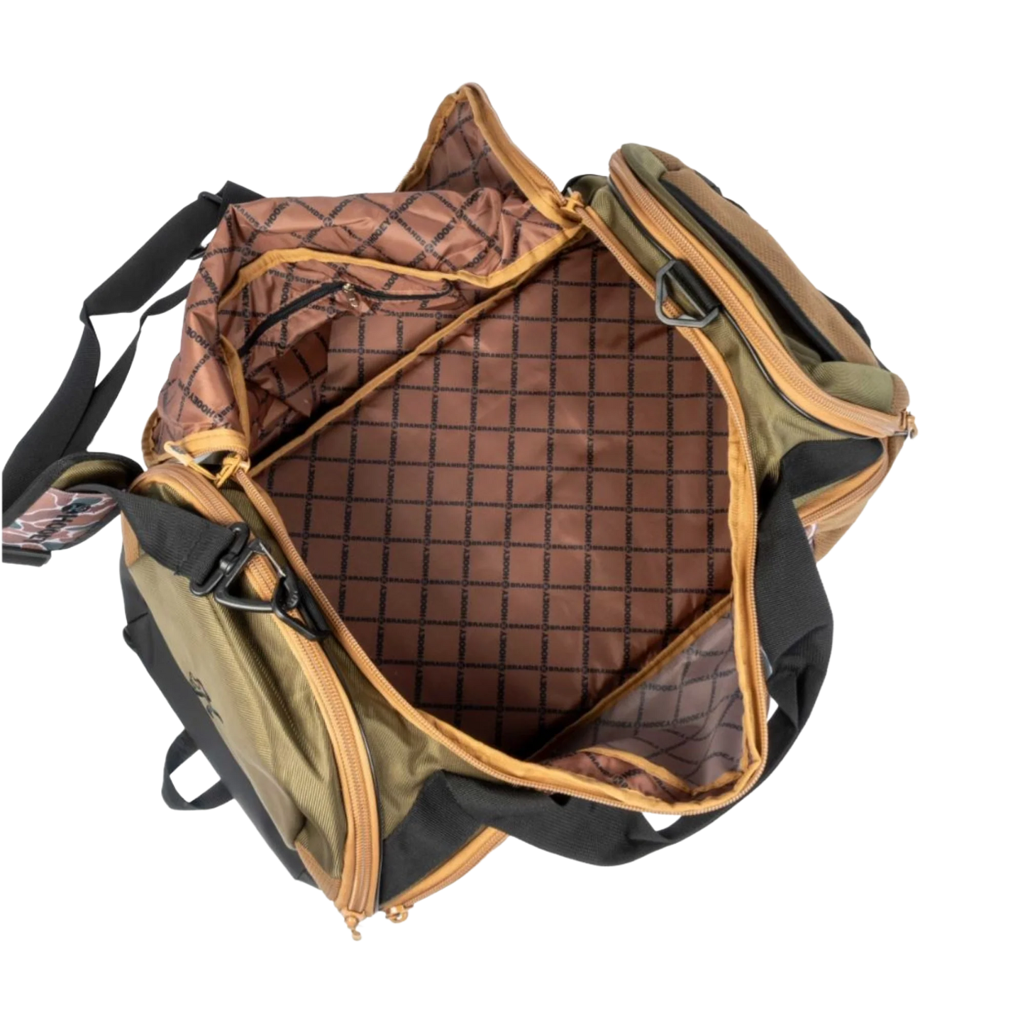 HOOEY THE “COMPETITOR” CARRY-ALL BAG CAMO/ BROWN