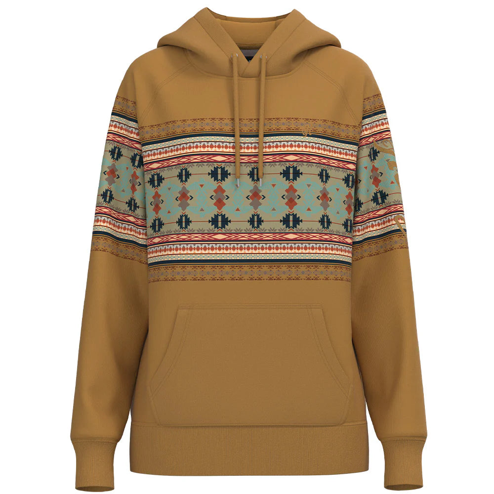 Hooey Women’s "Legendary Hoody" Tan W/Thunderbird Pattern