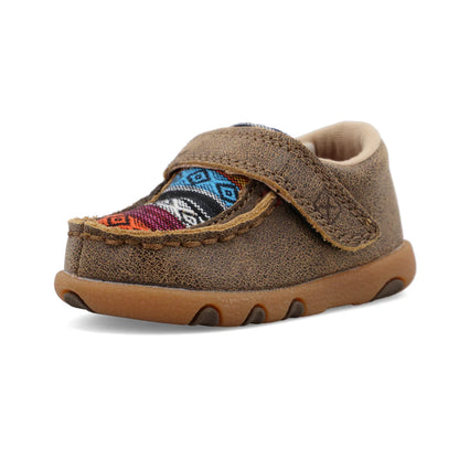Twisted X Infant Bomber & Multi Serape Driving Moc Shoe ICA0004