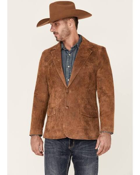 Scully Men's Maple Light Brown Leather Blazer