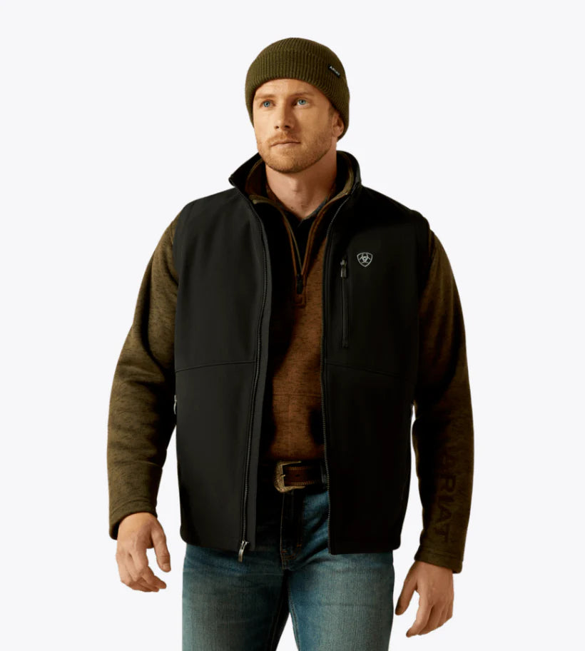 Ariat Men’s Black Soft Shell Vest 10062587