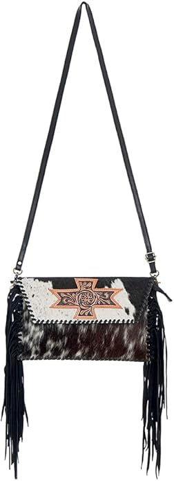 American Darling Small Crossbody Messenger Bag ADBGD106BRWBR