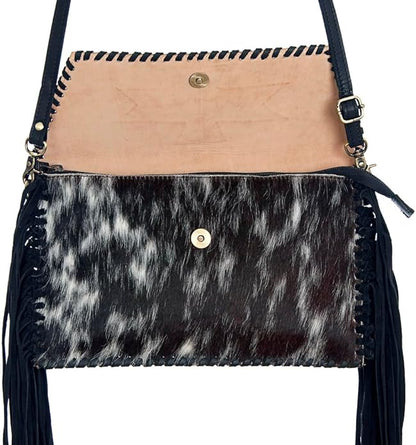 American Darling Small Crossbody Messenger Bag ADBGD106BRWBR