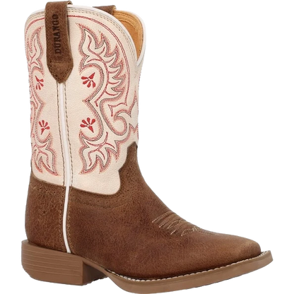 Durango Youth Girl's Shyloh Metallic Peach & Tan Western Boot DBT0253Y