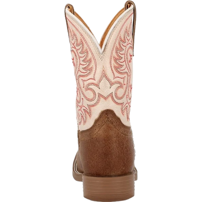Durango Youth Girl's Shyloh Metallic Peach & Tan Western Boot DBT0253Y