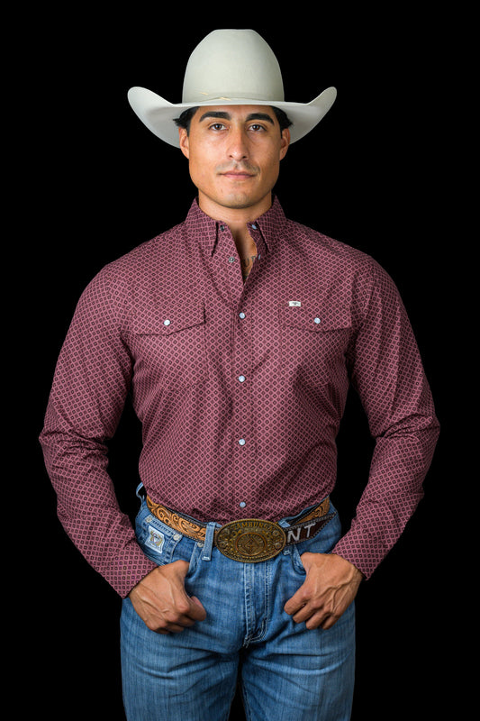 Ferrel The Nicholas  Long Sleeve Snap Shirt