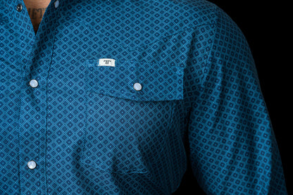 Ferrel The Frost Men’s Long Sleeve Snap Shirt