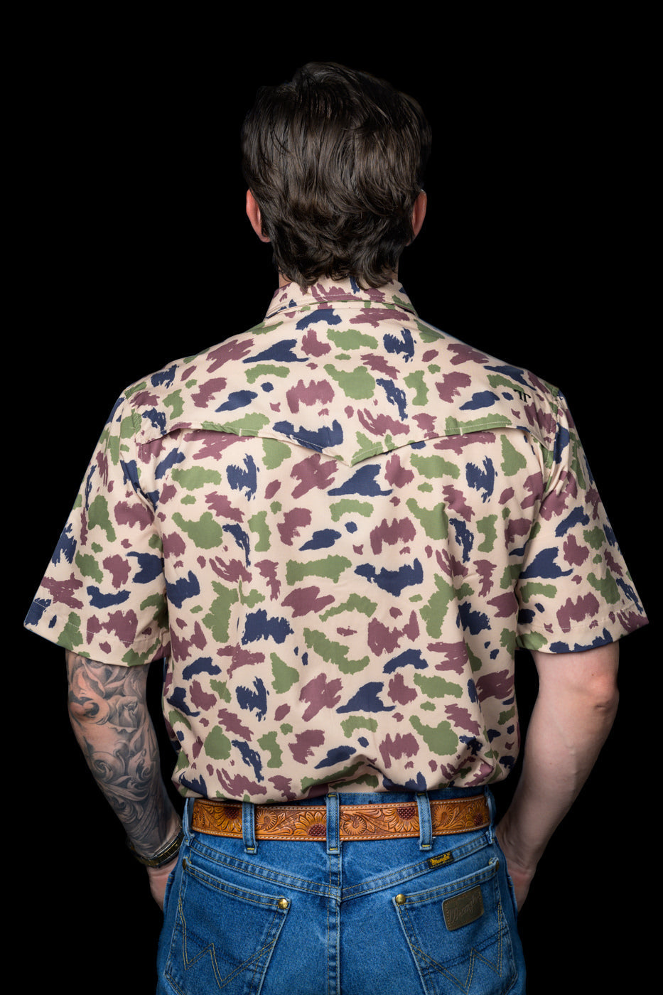 Ferrel Camo Men’s Short Sleeve Snap Shirt