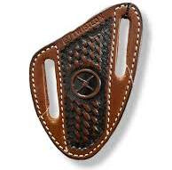 Twisted X Knife Sheath Basket Weave with Logo XKS-167