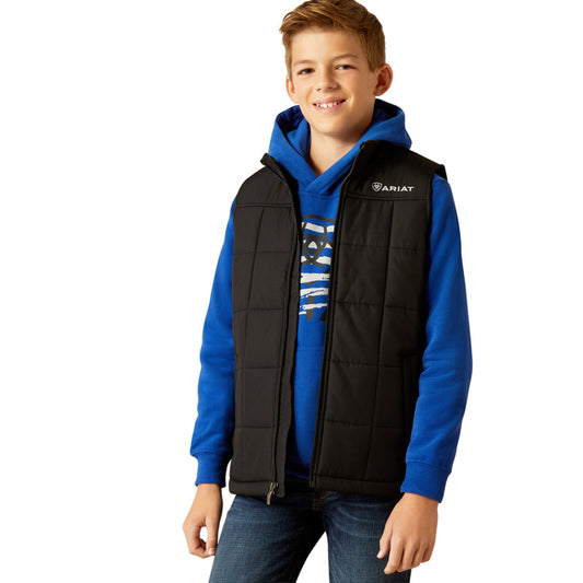 Ariat Crius Insulated Black Boys Vest  10051985