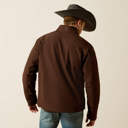 Ariat Men’s Brown Logo Softshell Jacket