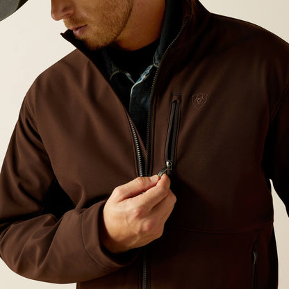 Ariat Men’s Brown Logo Softshell Jacket