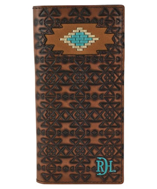 Red Dirt Hat Co Rodeo Wallet Laced Southwest Medallon