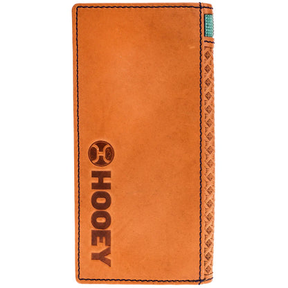 Hooey “Tarlo” Basket Weave Tan/Serape Rodeo Wallet