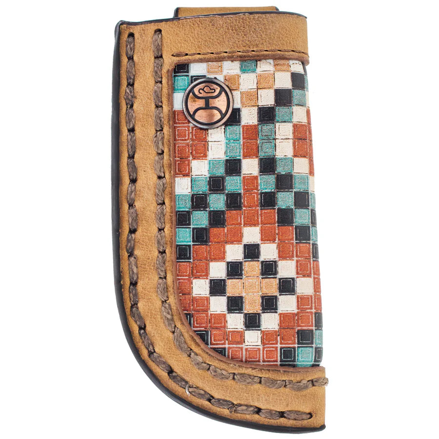 Hooey “Takoda” Knife Sheath Tan/Aztec