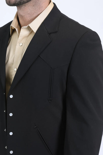 Platini Men's Western Sport Black Suit WSS10771