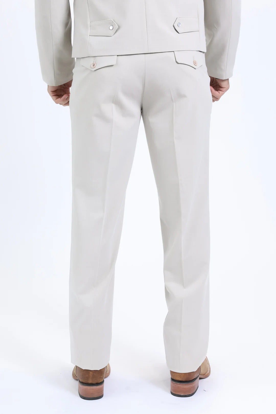 Platini Men's Western Sport White Suit WSS10772