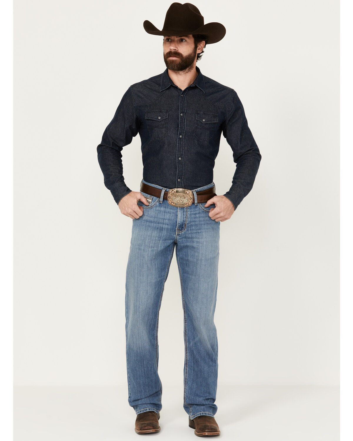 Cinch Men’s Grant Stonewash Relaxed Fit mb59137001