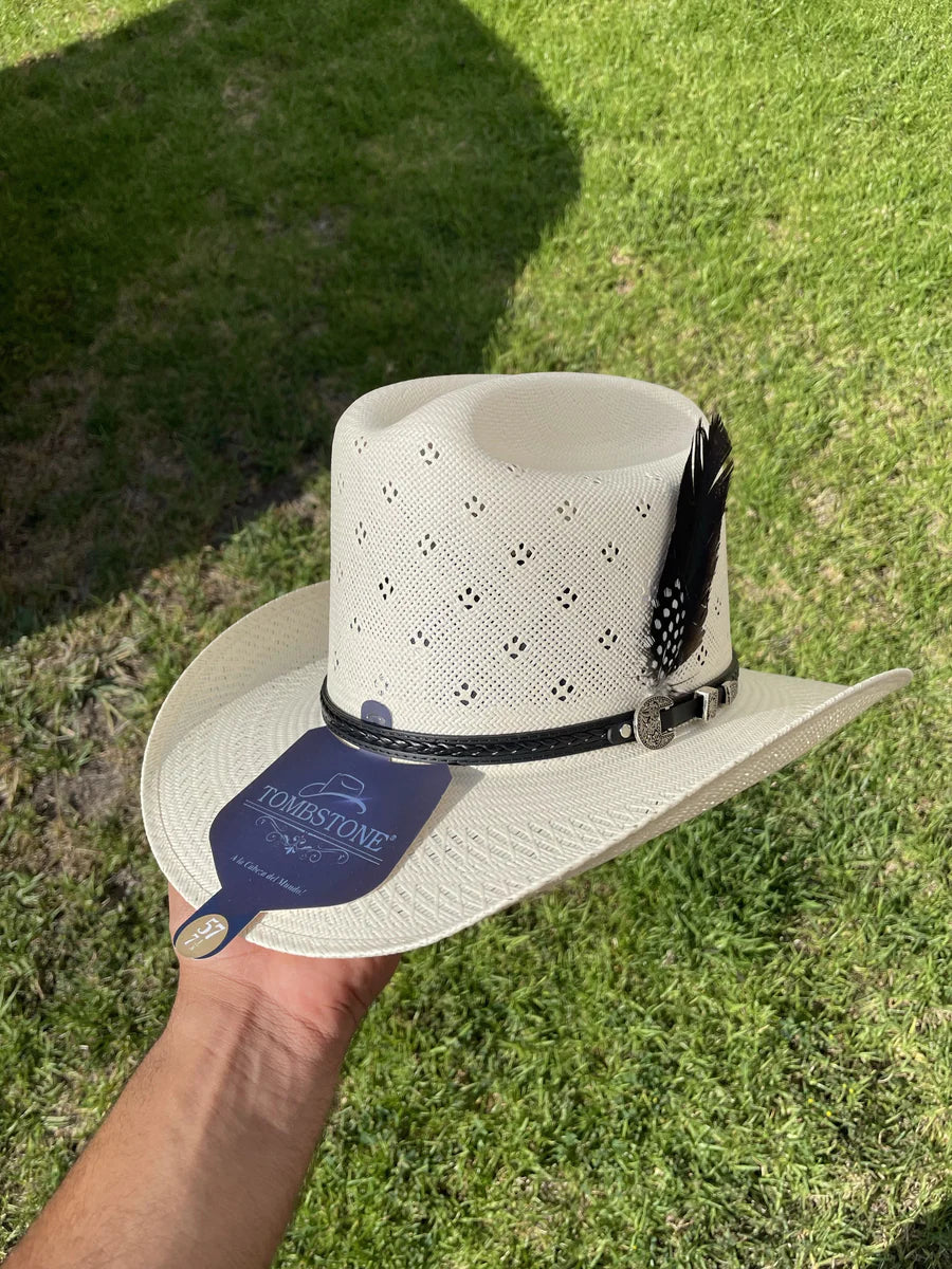 Tombstone El Viejon 30X Copa Alta Straw Hat