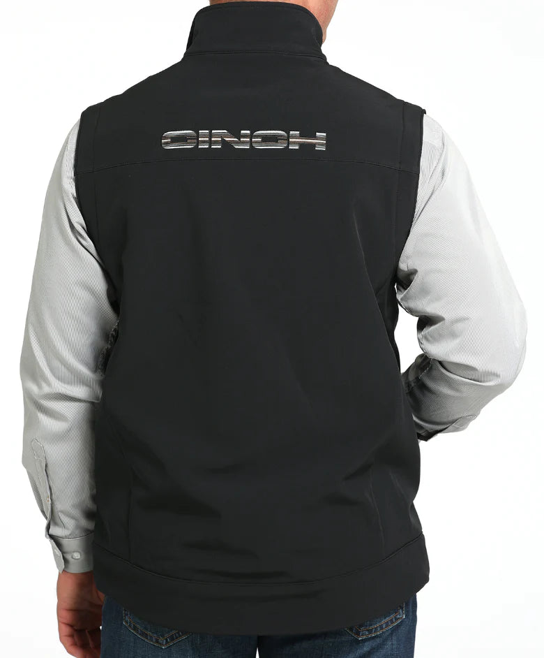 Cinch Men's Concealed Carry Black Bonded Vest MWV1541010