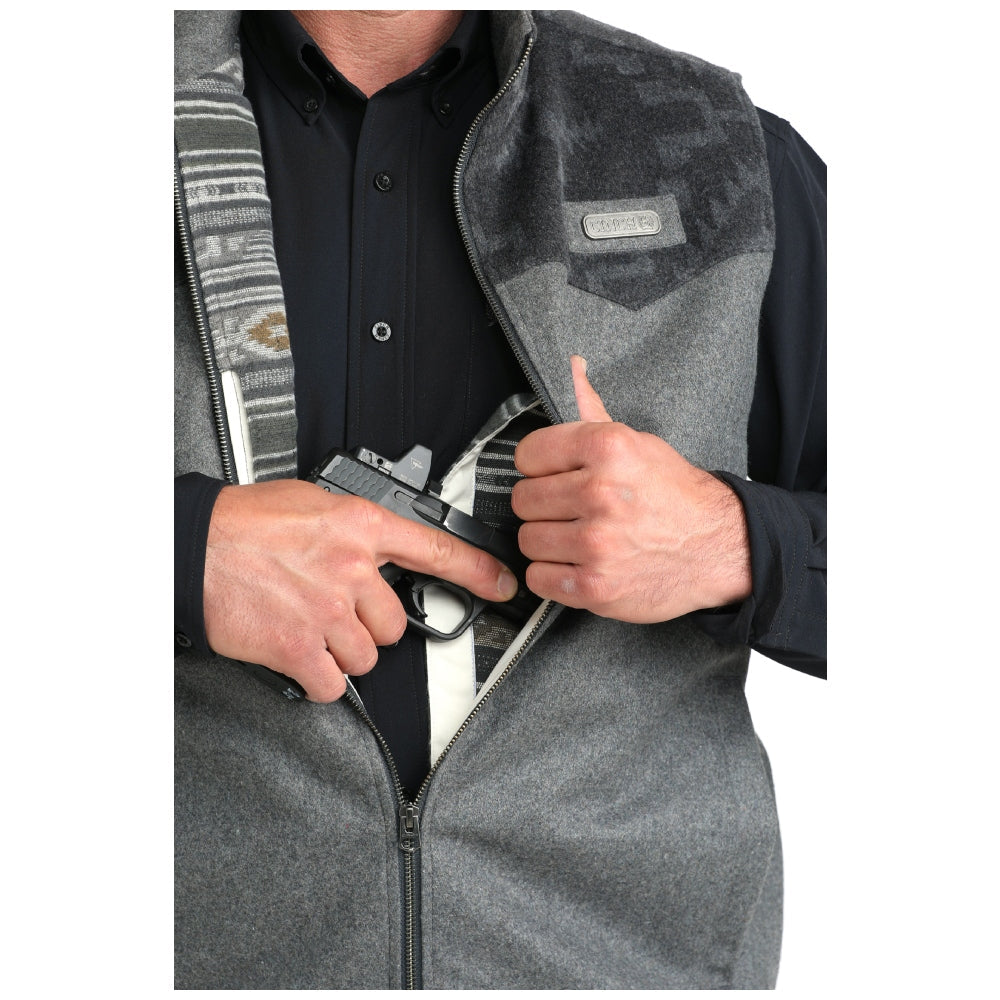 Cinch Wooly Grey Vest Men’s MWV1543015