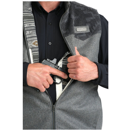 Cinch Wooly Grey Vest Men’s MWV1543015