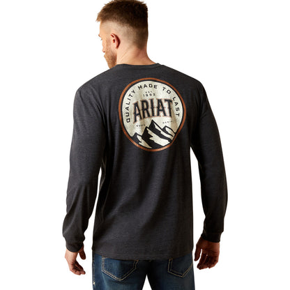 Ariat Circle A Charcoal Heather Men’s LS Shirt 10065903