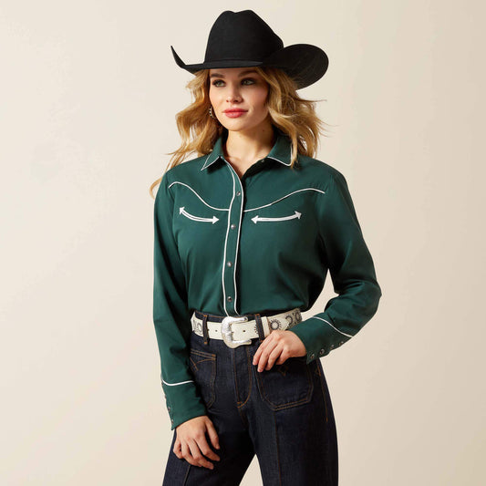Ariat Womens Snap Mirrorball Blouse 10065988