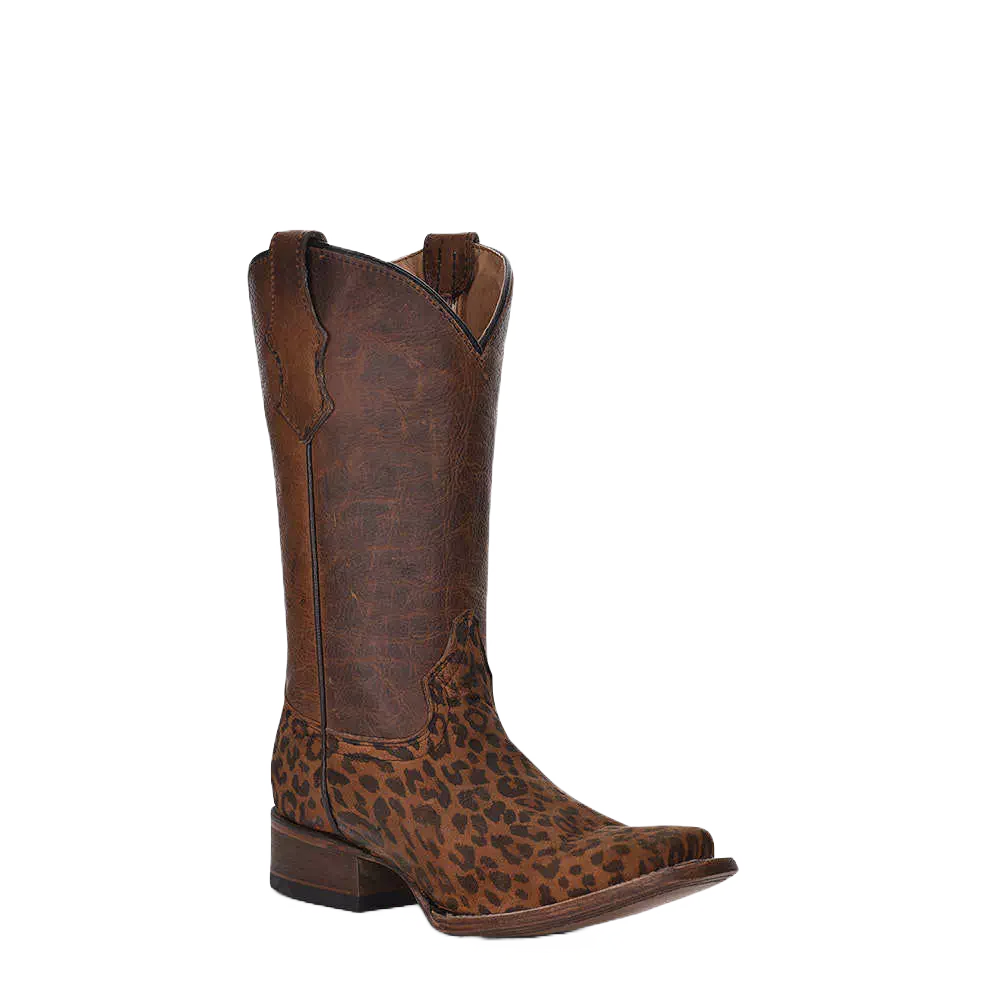 Circle G Girls Leopard Print Western Boot