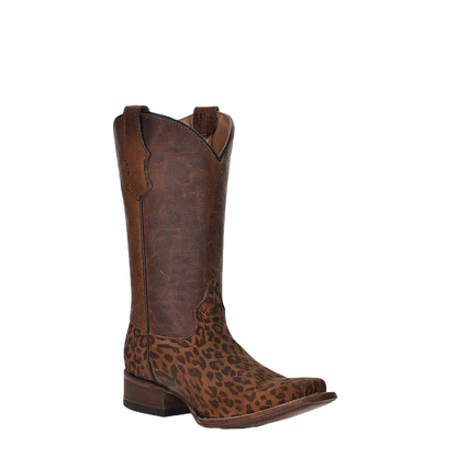 Circle G Girls Leopard Print Western Boot