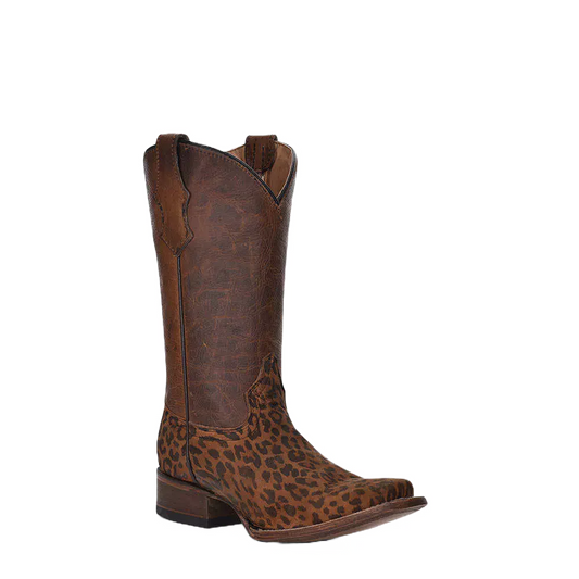 Circle G Girls Leopard Print Western Boot